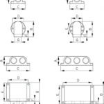 FED90-C cable gland diagram