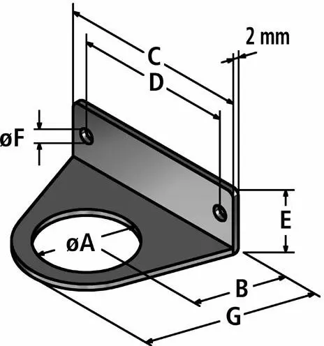 BW-P fastening angle diagram