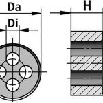 DE-P multiple sealing insert diagram