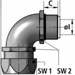 EW 90-P fitting diagram