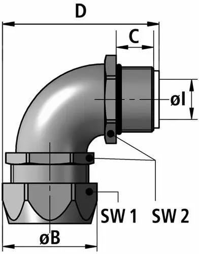 EW 90-P fitting diagram