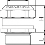 EX Compact MS cable gland diagram