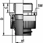 li m cable gland diagram