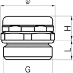 PBE-ME cable gland diagram