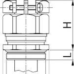 Progress MS EMC KB EX cable gland diagram
