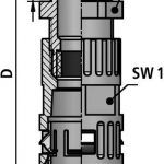 FLEXAquick Fitting RQGZ1-N Diagram