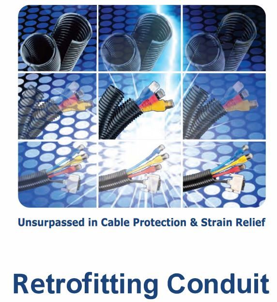 retrofitting conduit