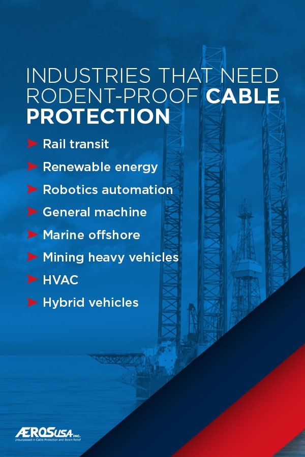 Industries That Need Rodent Proof Cable Protection