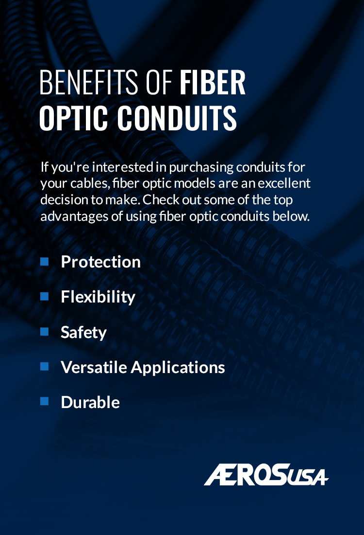 benefits of fiber optic conduits