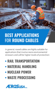 Flat vs. Round Cables - AerosUSA