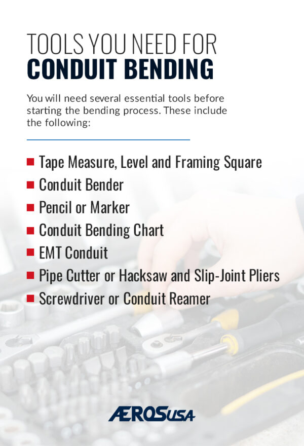 How to Bend Electrical Conduits AerosUSA