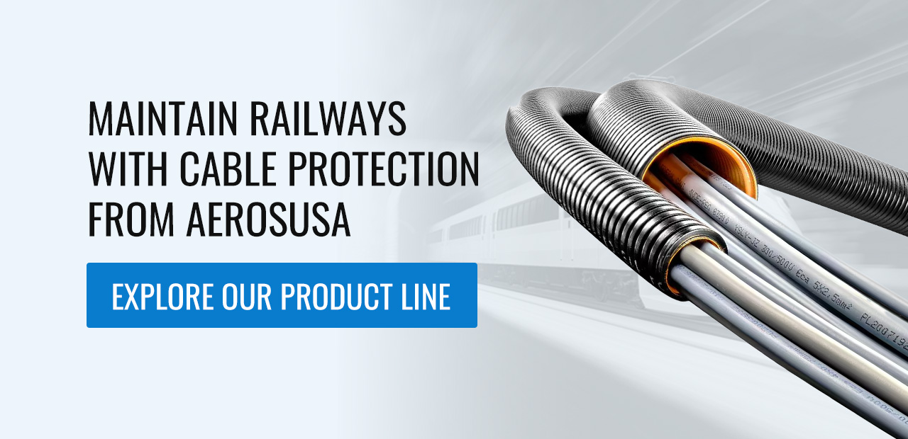 maintain railways with cable protection from aerosusa