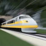 transit moving at fast speed