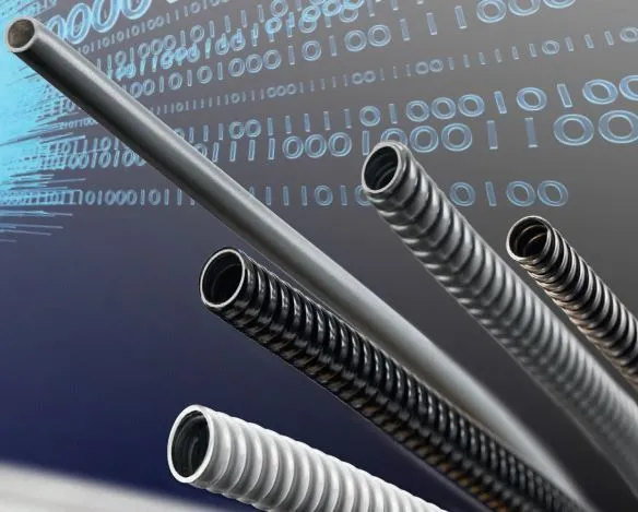 Image of grey and black optoflex cables